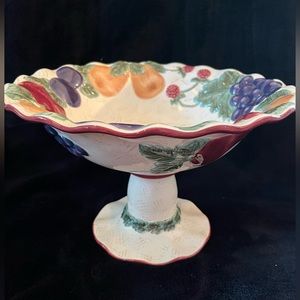 Vintage Napa Valley by Nobel Excellence fruit bowl stand